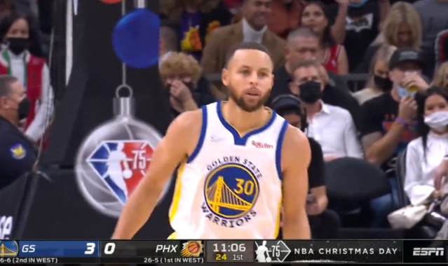  库里三分球命中数超越雷阿伦登顶历史  