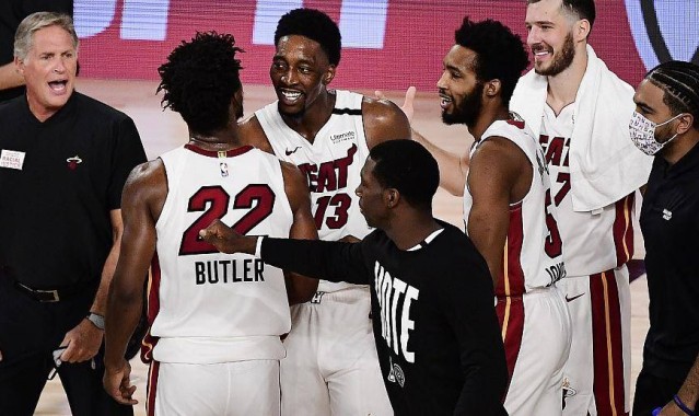  巴特勒关键封盖热火险胜凯尔特人  